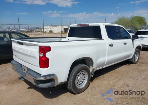 2023 Chevrolet Silverado 1500 2Wd Standard Bed Wt из США, поврежденный, VIN 3GCPAAEK4PG110177